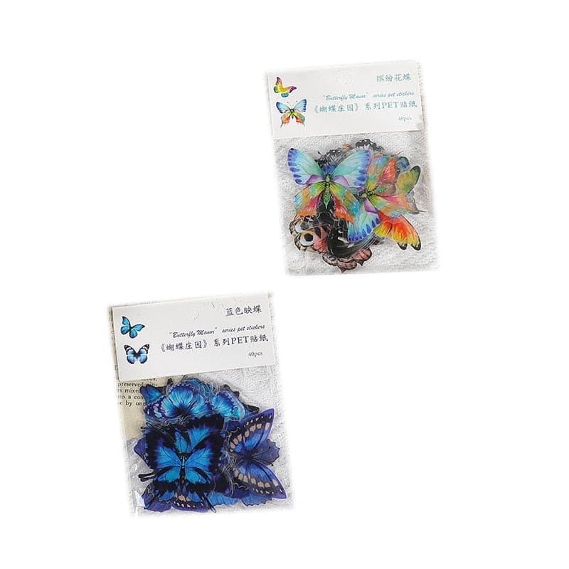 80 Pcs Butterfly Stickers