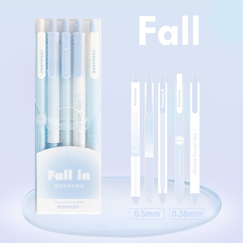 Fall In Blush Pens Set- 5 pcs