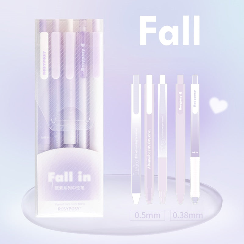 Fall In Blush Pens Set- 5 pcs