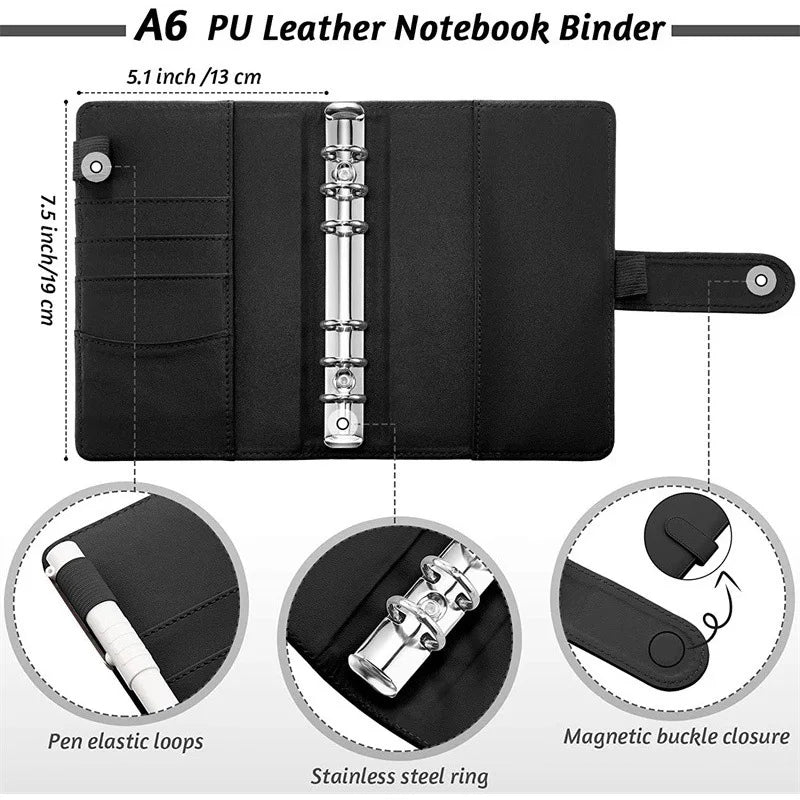 Leather Budget Binder Planner