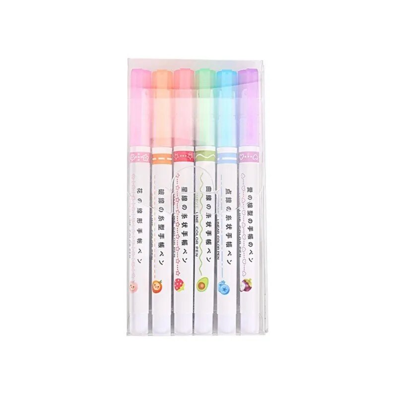 Pattern Precision Tip Pens- 6 pcs