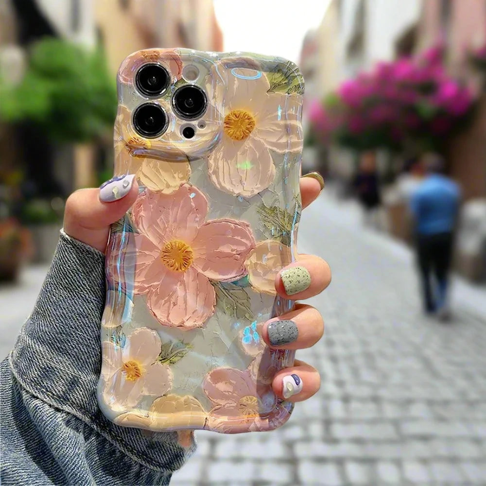 Blossom Glow iPhone Case- Pastel