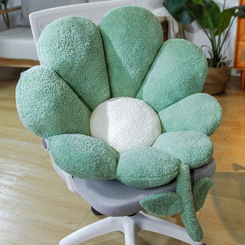 Large Cozy Flower Cushion Pillow