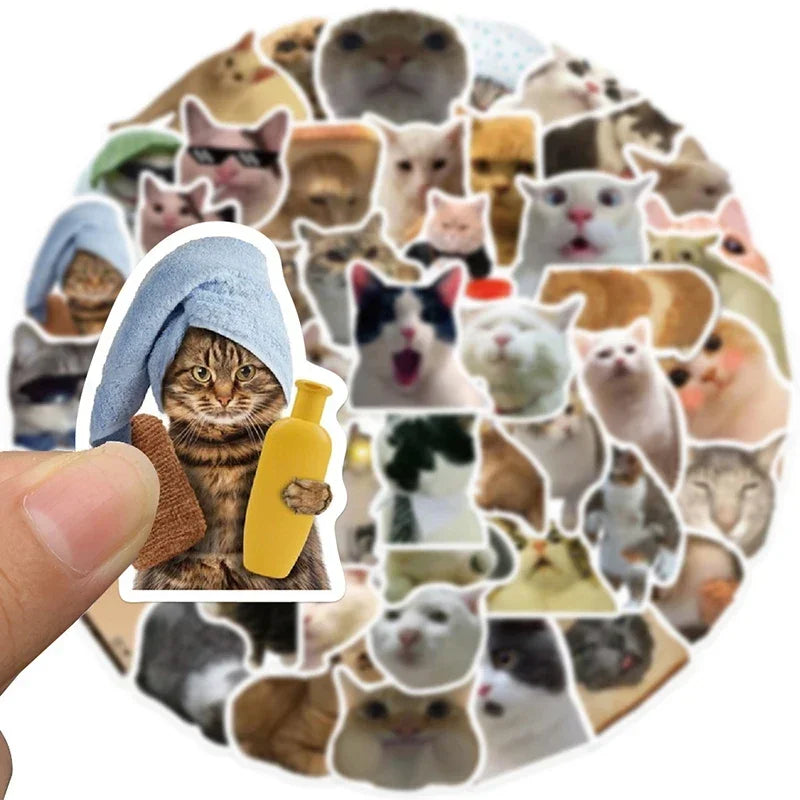 Cat Lover Meme Stickers