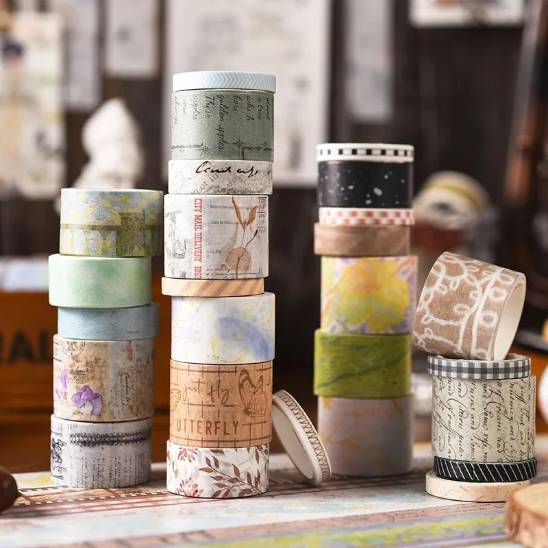 Vintage Washi Tape Set- 20 rolls