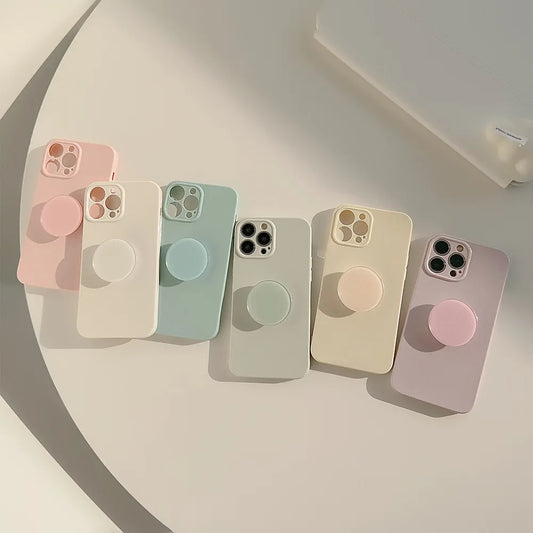 Candy Floss IPhone Case With Pop Socket