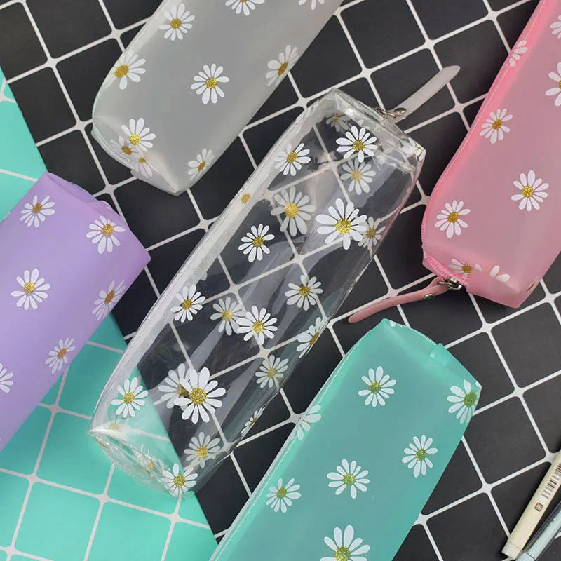 Daisy Transparent Pencil Case