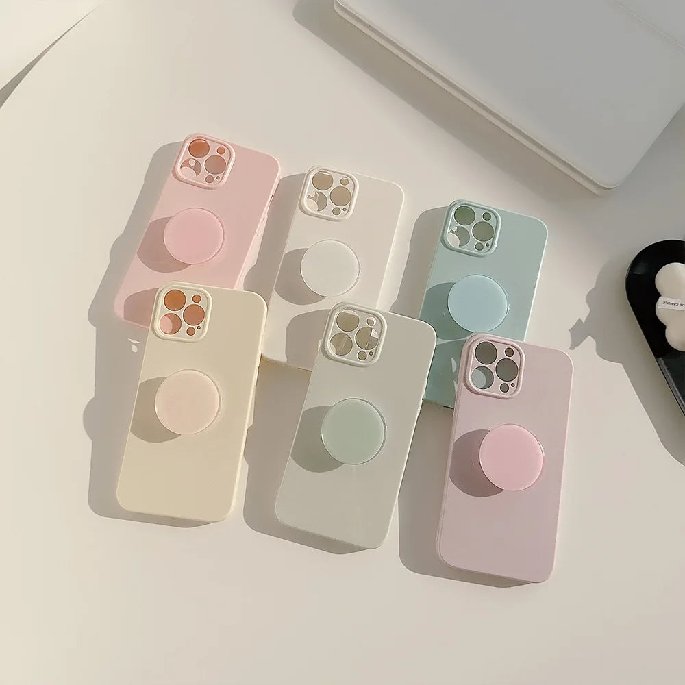 Candy Floss IPhone Case With Pop Socket