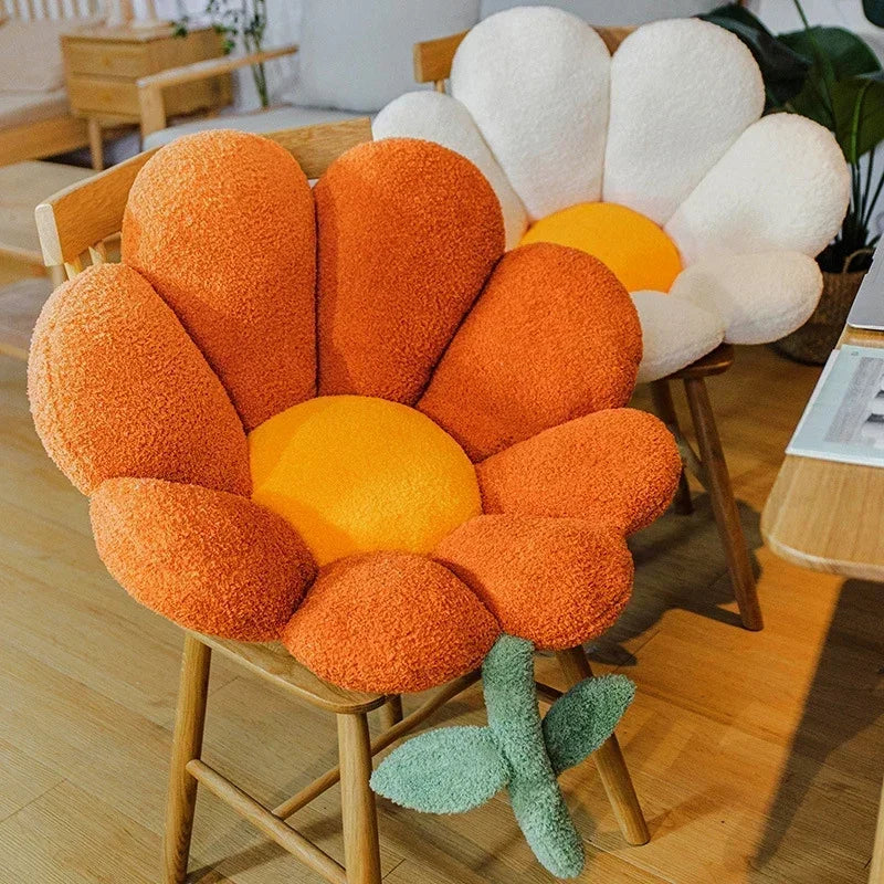 Large Cozy Flower Cushion Pillow