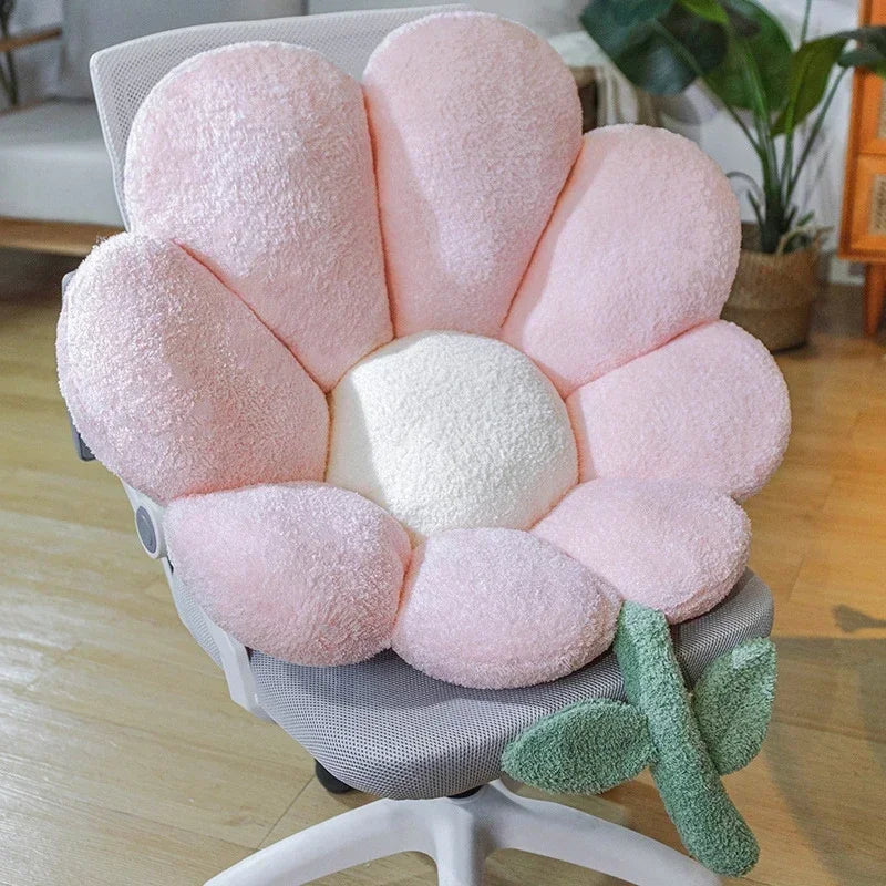 Large Cozy Flower Cushion Pillow