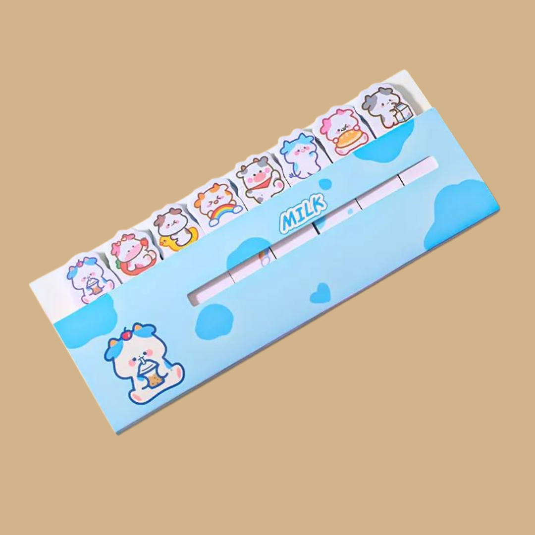 Cute Cartoon Sticky Markers- 120 sheets