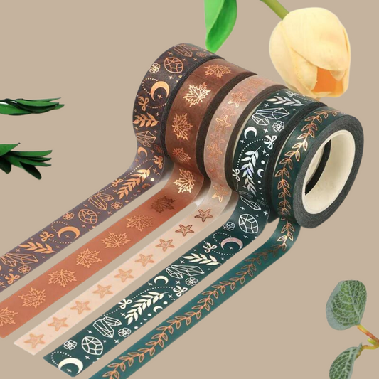 'Mystical Winter' Washi Tape Collection- 10M