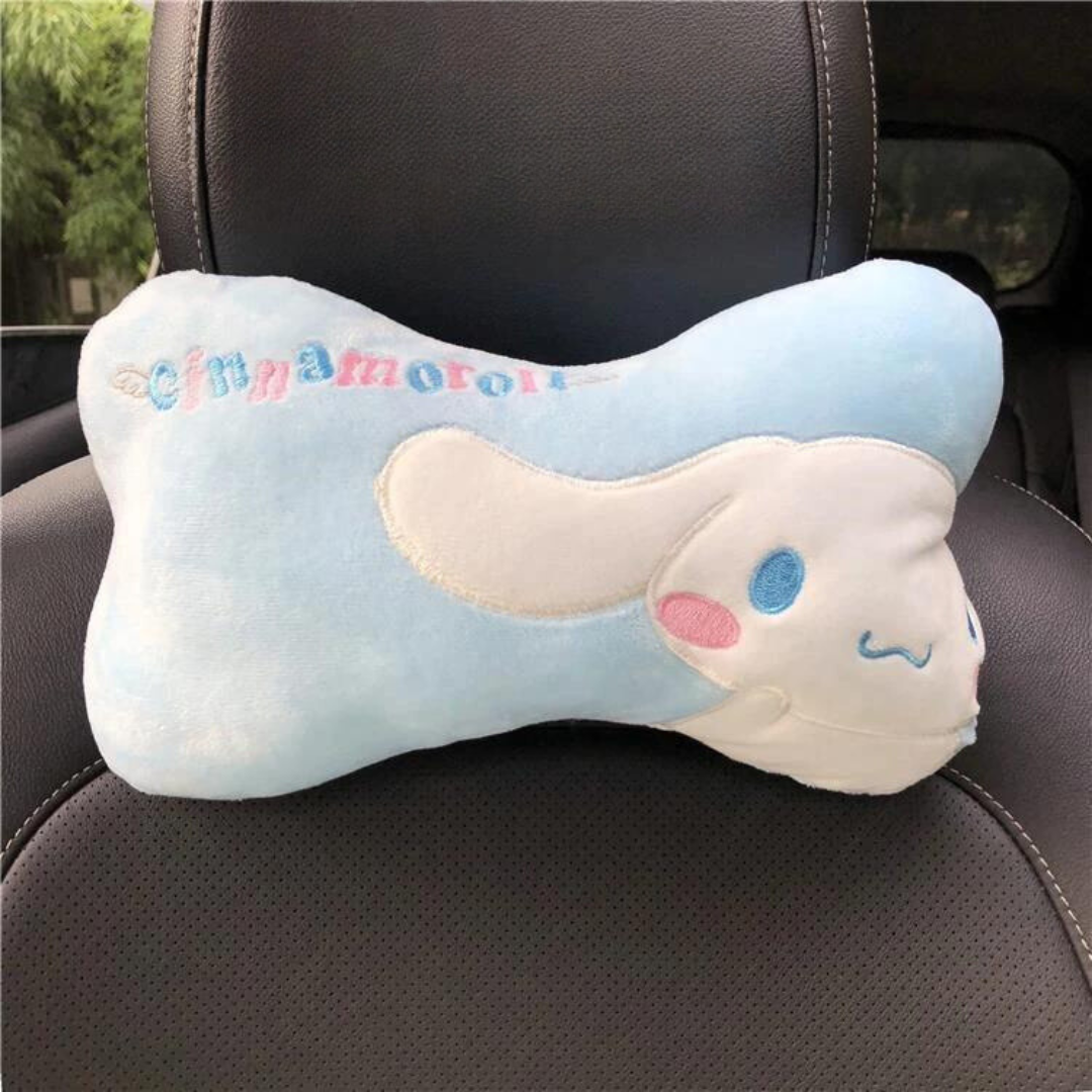 Sanrio Cinnamoroll Headrest Pillow Seat Belt Cover Cushion