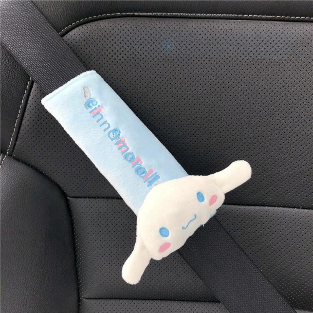 Sanrio Cinnamoroll Headrest Pillow Seat Belt Cover Cushion