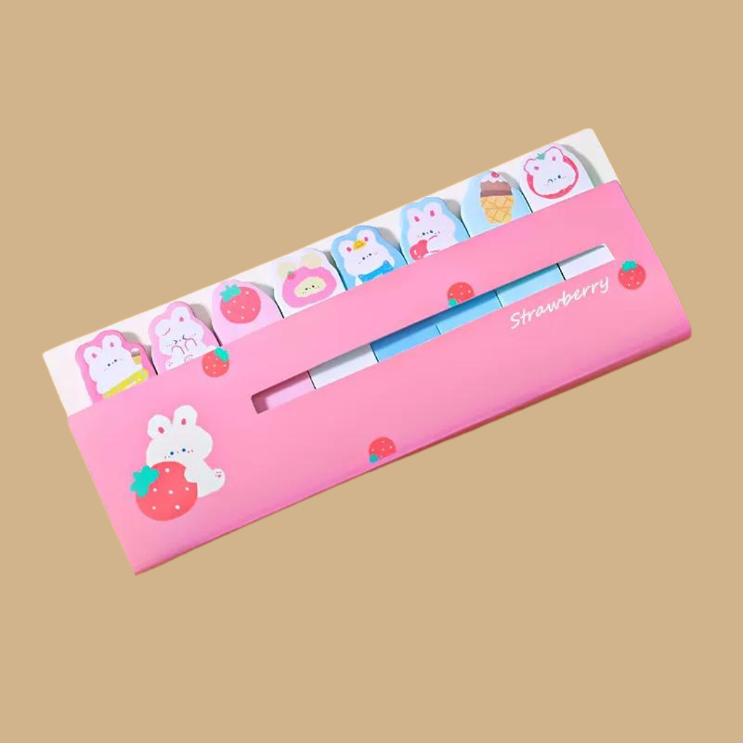 Cute Cartoon Sticky Markers- 120 sheets