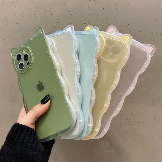 Wavy Cat Ears Phone case